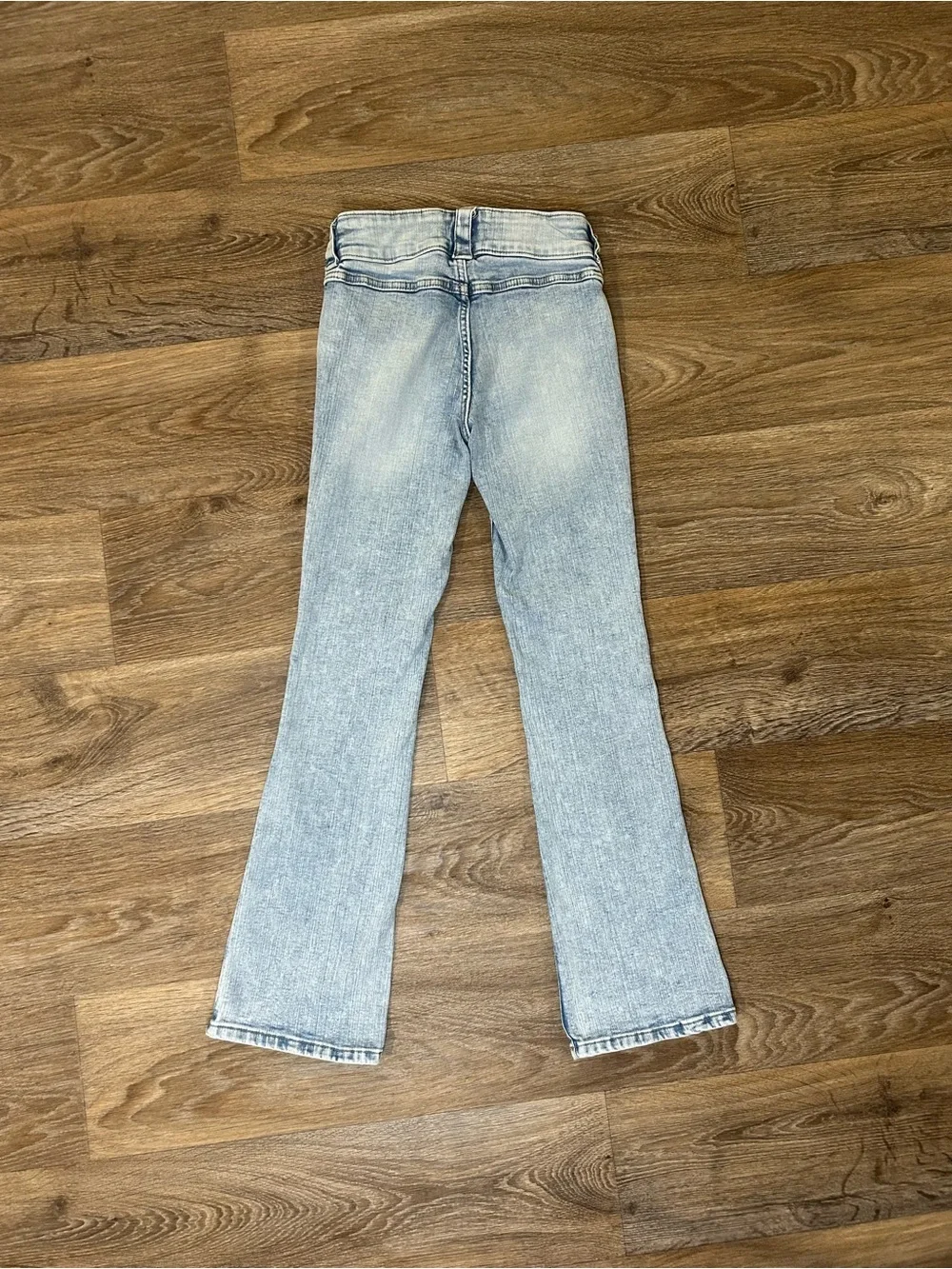 H&M Girls Size 12 Light Blue Bootcut Jeans
